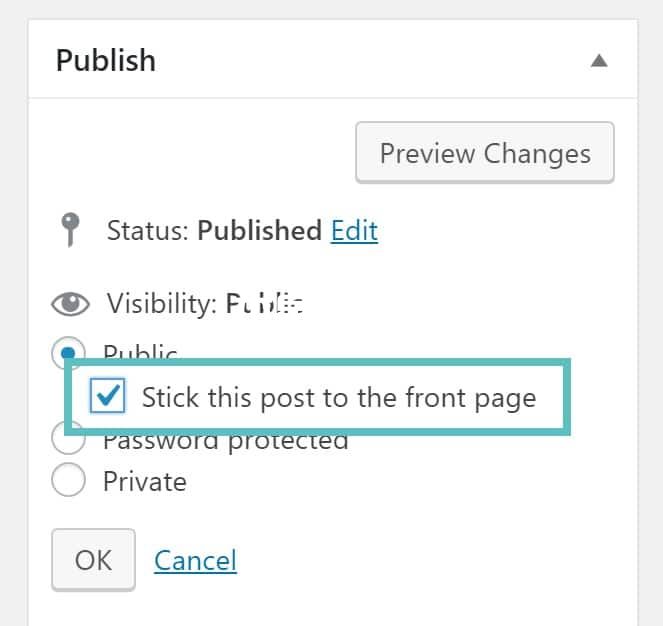 ?Category Sticky Post