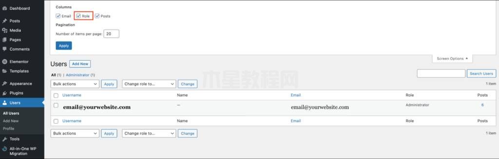設(shè)置WordPress用戶角色