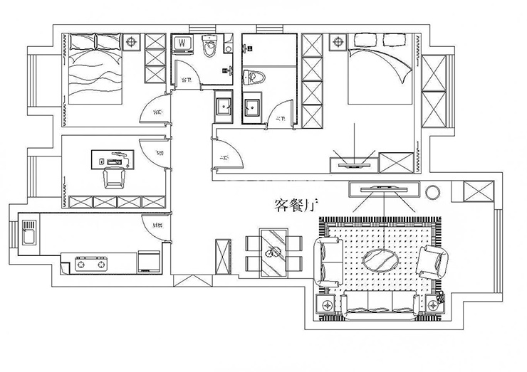 奧園國(guó)際廣場(chǎng)-107平-北歐風(fēng)格-平面圖.jpg